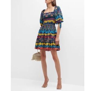 Cara Cara Lenny Smocked Mini Dress‎